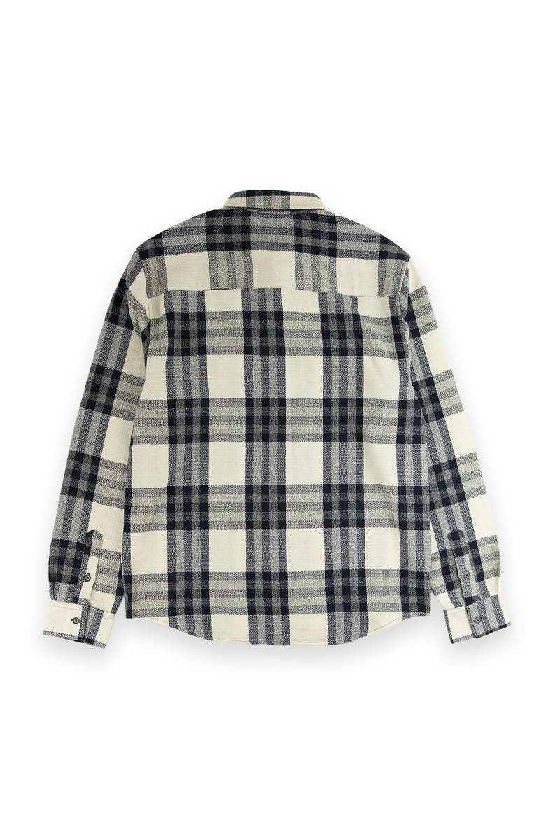 Sovereign Code Redwood Button Down Shirt, Alternate, color, Cream/ Dylan Plaid