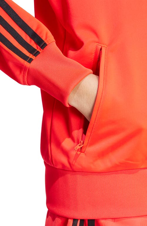 Adidas Originals Firebird Recycled Polyester Track Jacket In Orange