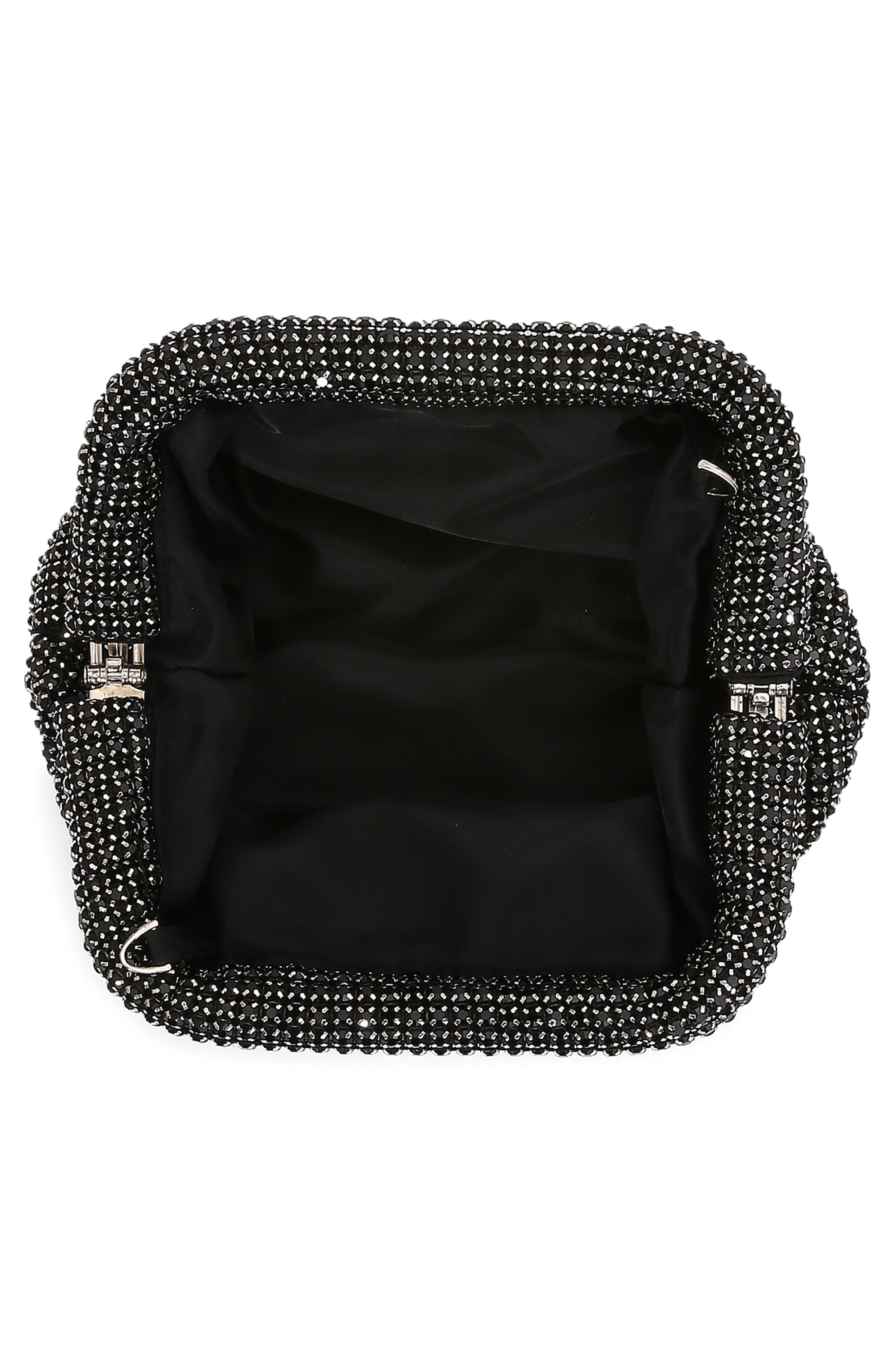 BERNESS Crystal Clutch, Alternate, color, Black
