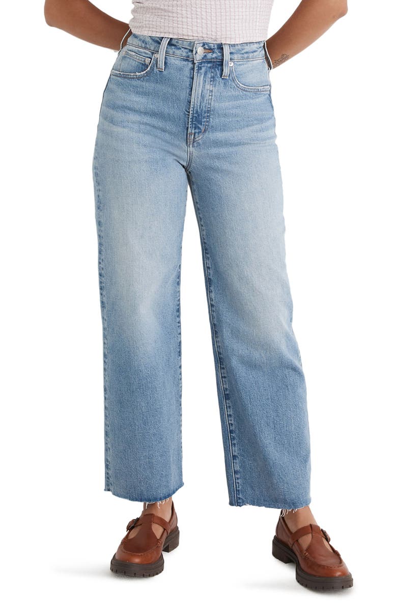 Madewell The Curvy Perfect Vintage Wide Leg Crop Jean, Main, color, 