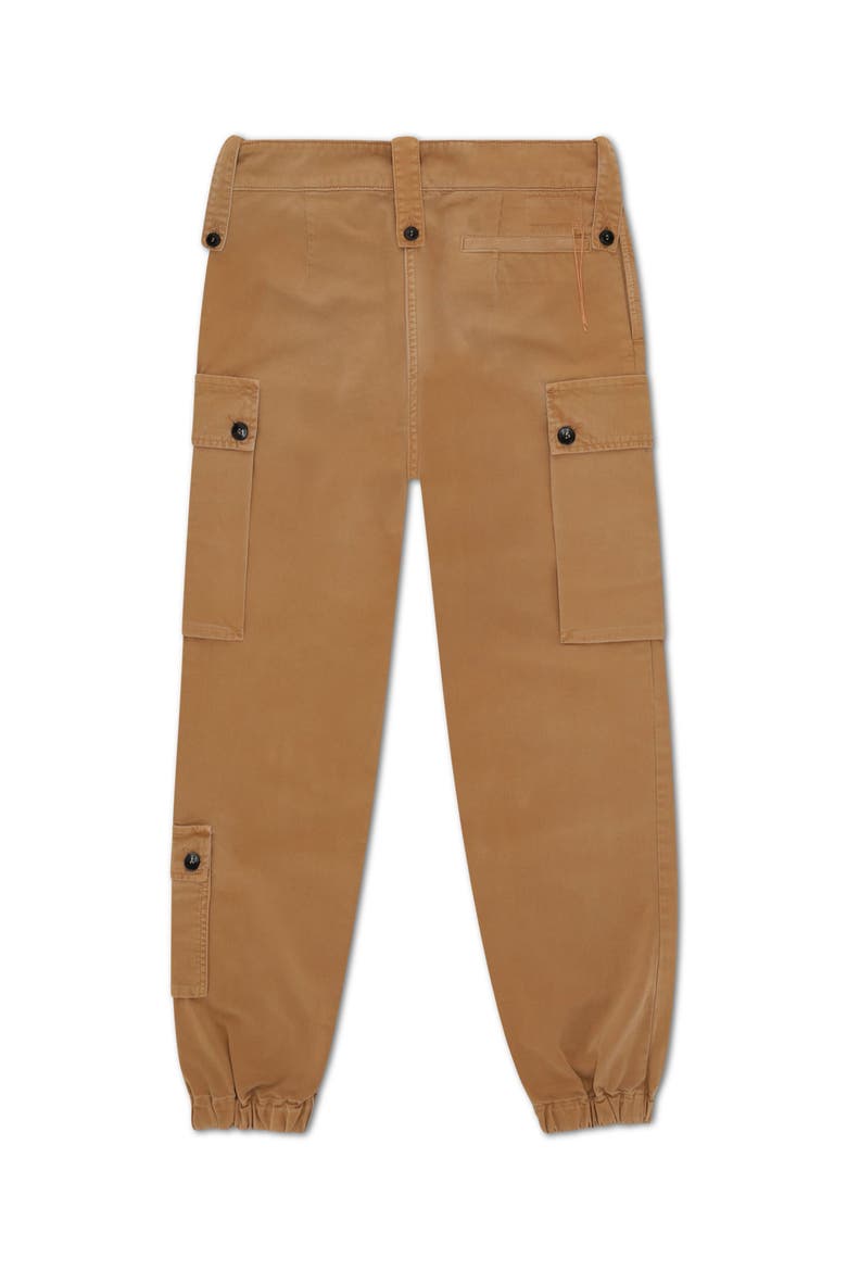 Jodit Cargo Cotton Trousers, Alternate, color, Leather