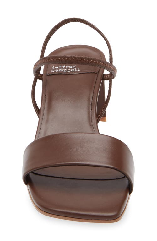 Jeffrey Campbell Adapt Slingback Sandal In Coffee