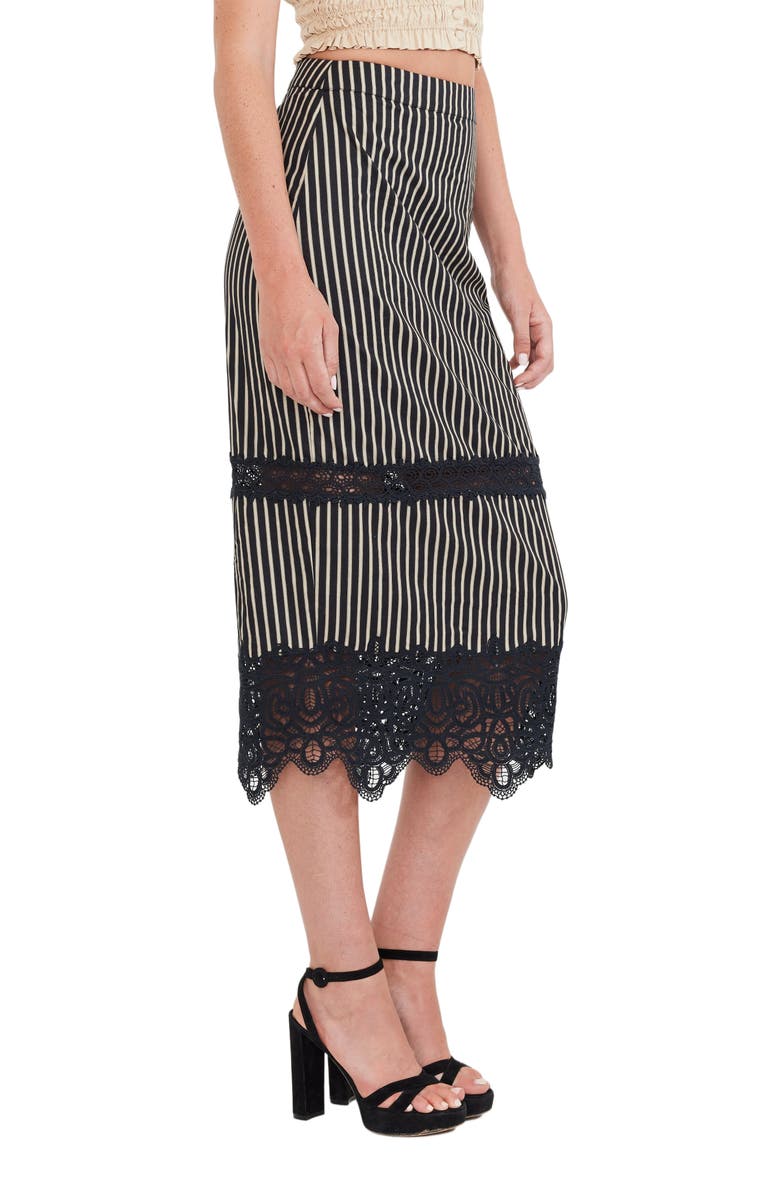 Eddy Lacey Midi Skirt, Alternate, color, 