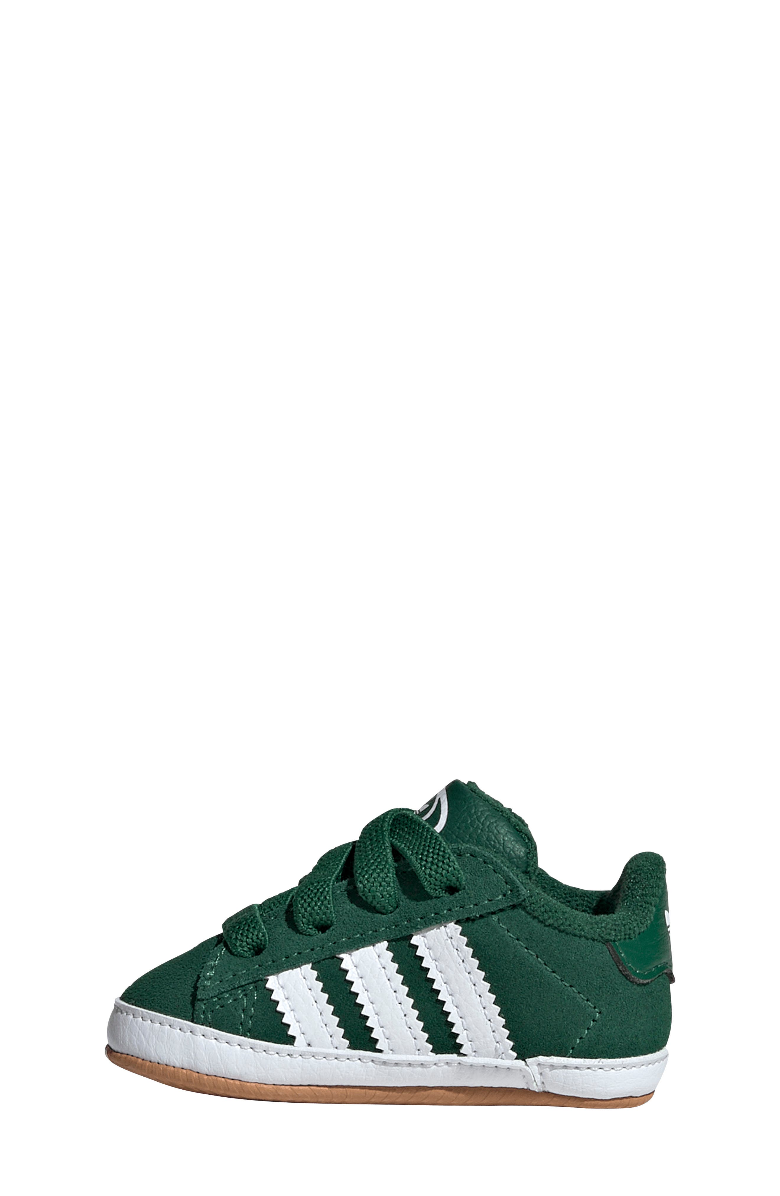 adidas Campus 00s Crib Shoe, Alternate, color, Dark Green/ White/ Gum