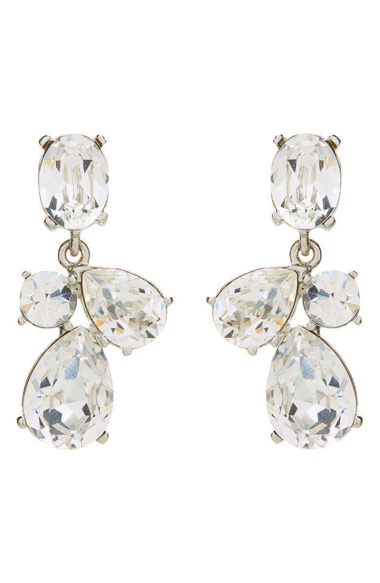 Oscar de la Renta Candy Crystal Drop Earrings, Main, color, 