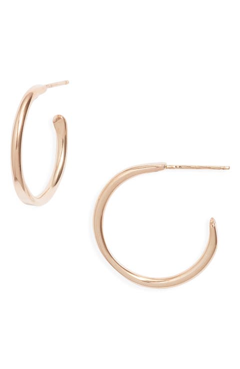 Small Loom Hoop Earrings