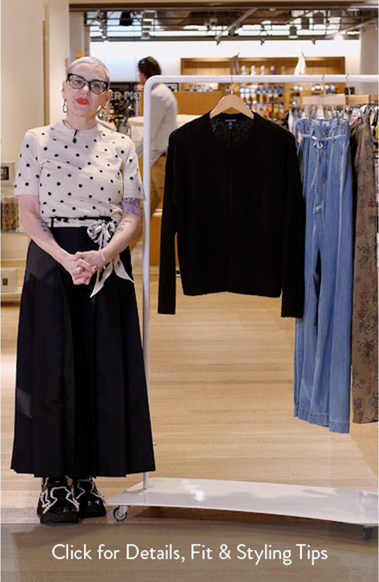 Crewneck Organic Cotton & Wool Blend Sweater, sales video thumbnail