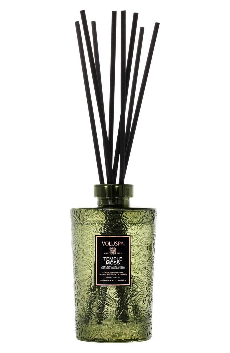 Voluspa Temple Moss Reed Diffuser, Main, color, Temple Moss