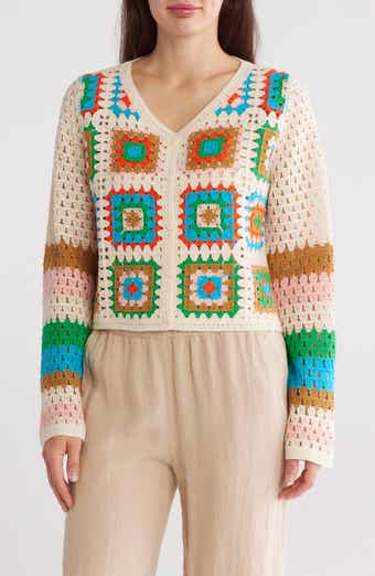 Forgotten Grace Crochet Sweater Cardigan