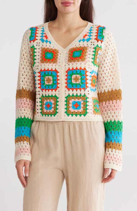Forgotten Grace Crochet Sweater Cardigan