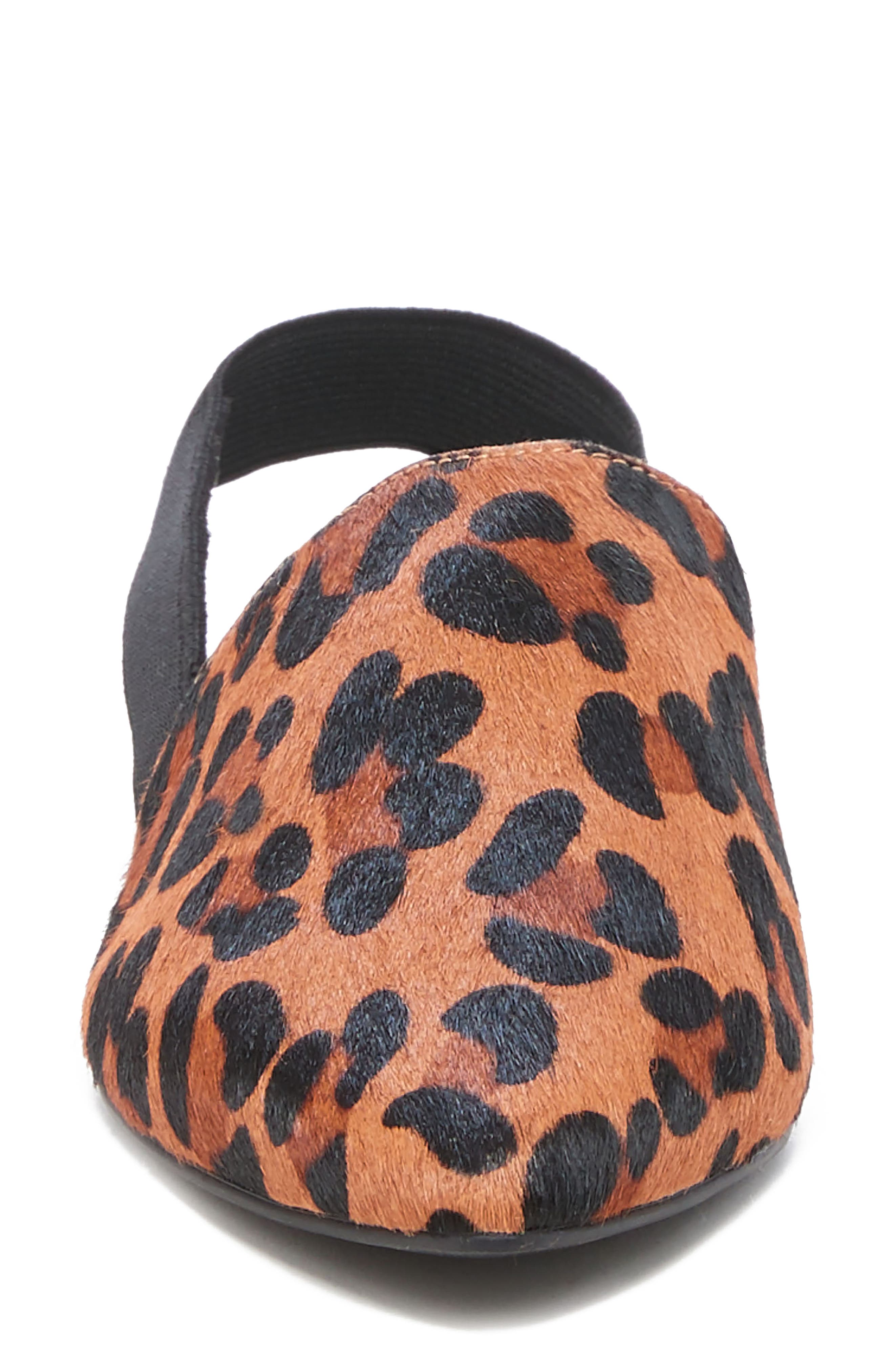 Kaniesa Slingback Flat, Alternate, color, TAN/ BLACK CALF HAIR