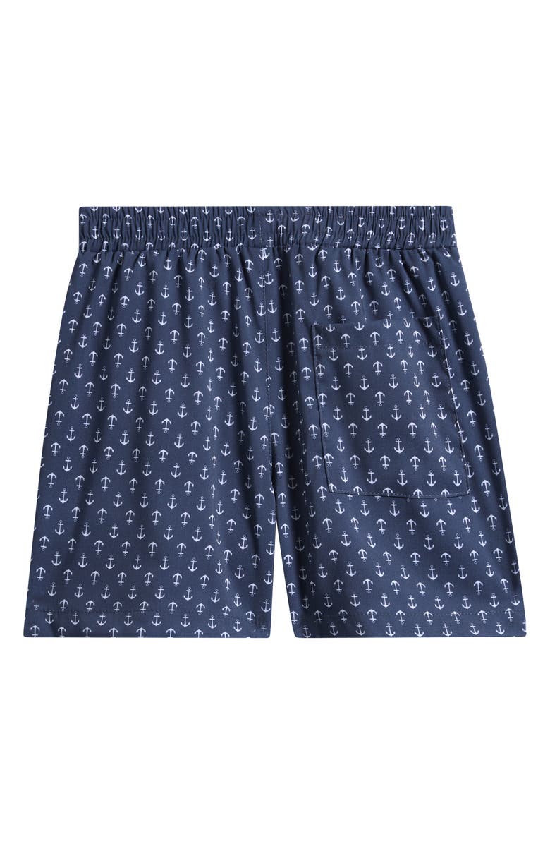 AMERICAN FIT Kids' Anchor Print Shorts, Alternate, color, Navy Blue