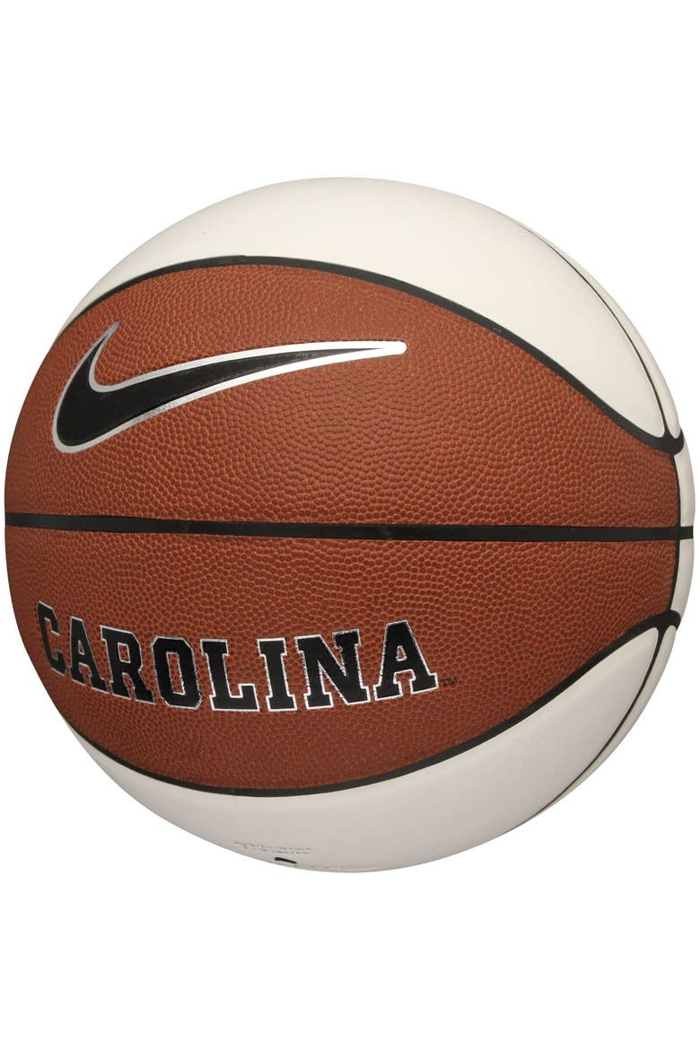 North Carolina Tar Heels Autographic Basketball, Main, color, Brown