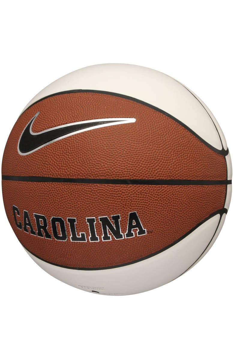 Nike North Carolina Tar Heels Autographic Basketball, Main, color, Brown