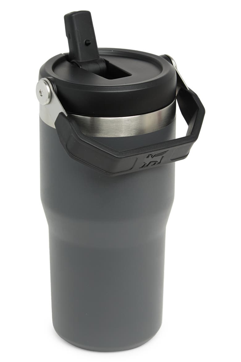 20-Ounce Ice Flow Tumbler, Alternate, color, CHARCOAL