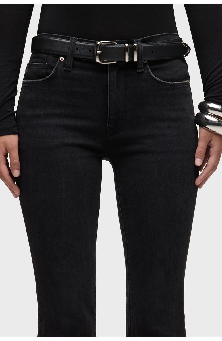 Hudson Jeans Barbara High-Rise Bootcut Crop, Alternate, color, Dark Raven