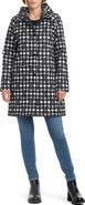 Kate Spade New York water resistant raincoat with removable hood