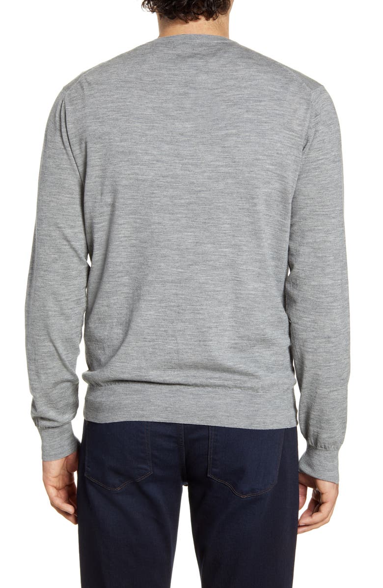 Peter Millar Excursionist Flex V-Neck Wool Blend Sweater, Alternate, color,