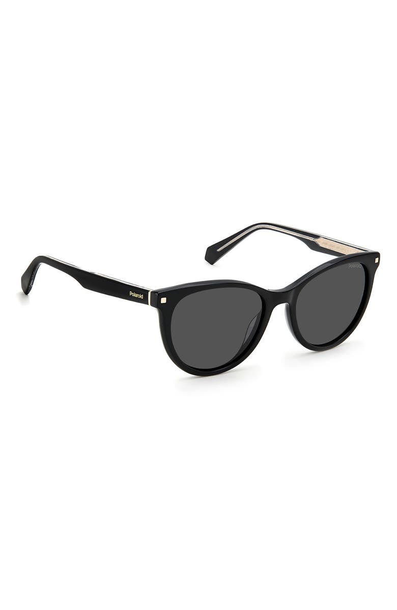 Polaroid 53mm Polarized Round Sunglasses, Alternate, color,