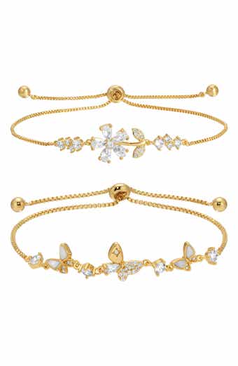 EYE CANDY LOS ANGELES Fiorella Set of 2 Bolo Bracelets