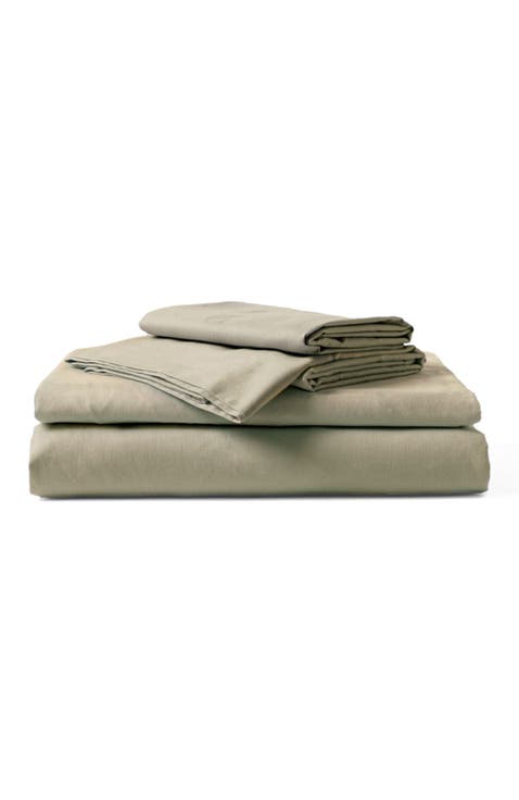 Organic Cotton Organic Room Service Sateen Sheet Set