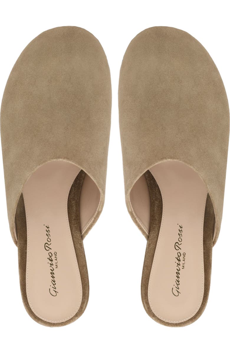 Gianvito Rossi Lyss Clog, Alternate, color, Brown