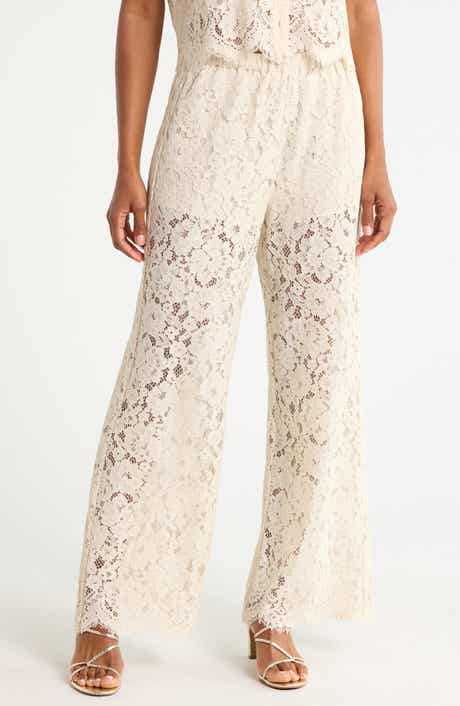 The Bloom Lace Wide Leg Pants