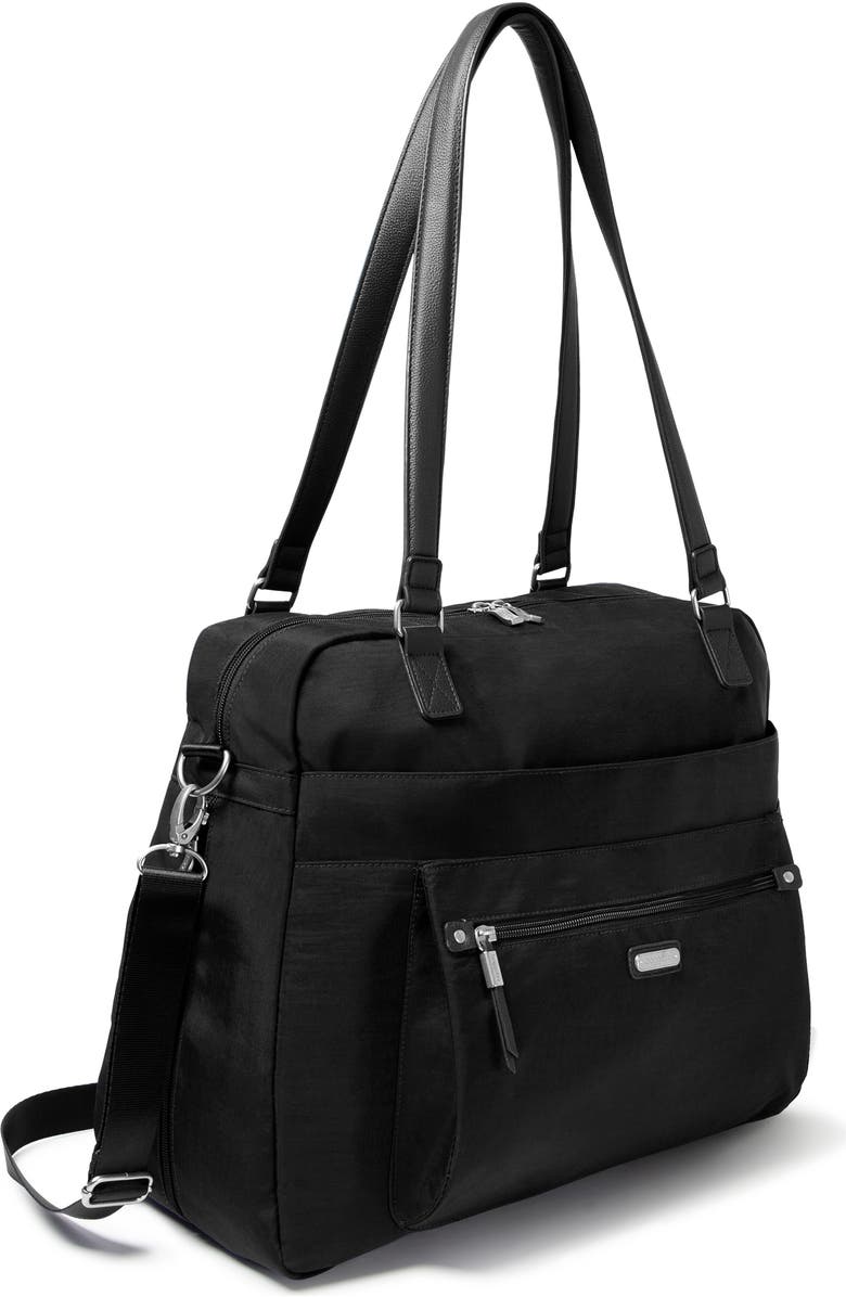 BAGGALLINI Overnight Expandable Laptop Tote Bag with RFID Wristlet, Alternate, color,