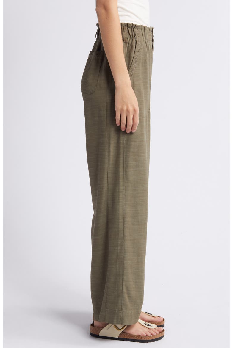 Sky Rise Wide Leg Pants, Alternate, color, OLIVE DRAB