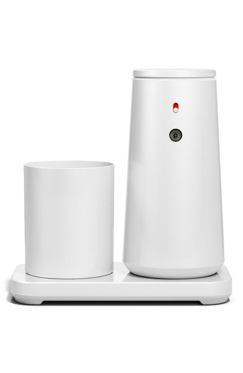 Simplehuman Rechargeable Sensor Pump Foam Soap Dispenser With Caddy Cup In White