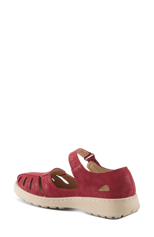 Flexus By Spring Step Otero Sandal In Red