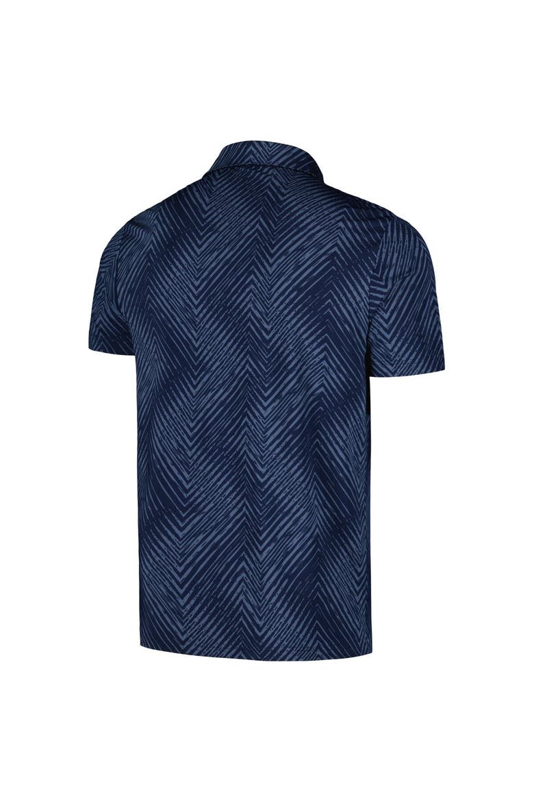 Men's adidas Navy THE PLAYERS Ultimate365 Allover Print Polo, Alternate, color, Navy