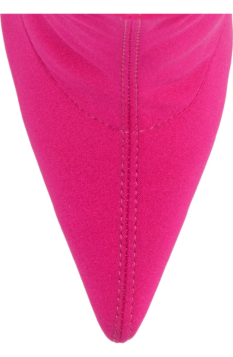 Stuart Weitzman 100 Pointed Toe Stretch Bootie, Alternate, color, Magenta