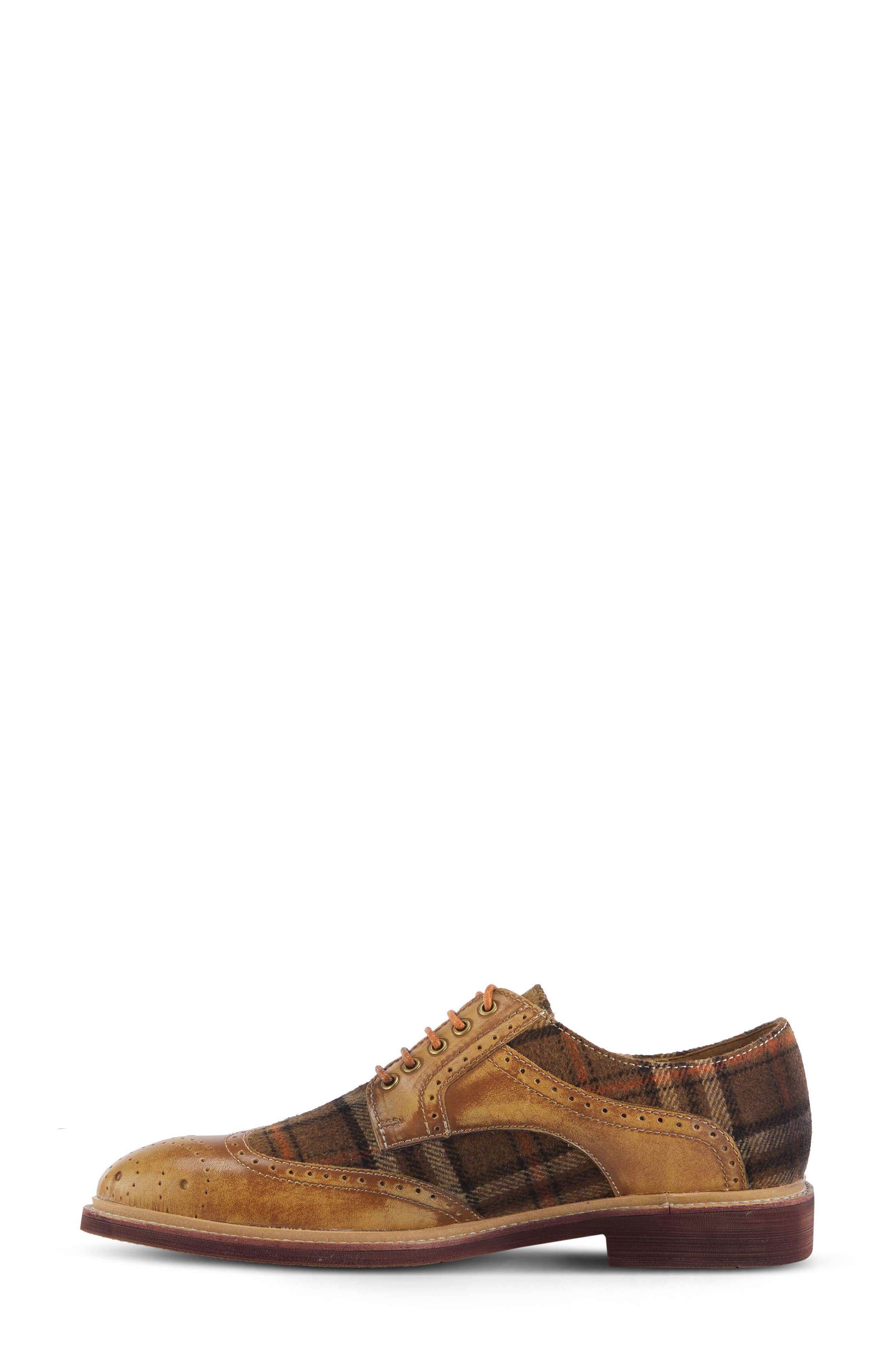 Thavo Plaid Derby, Alternate, color, TAN MULTI