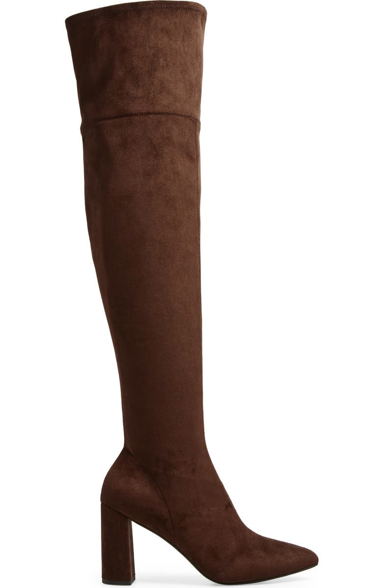 Jeffrey Campbell Parisah Over the Knee Boot, Alternate, color, Espresso Suede