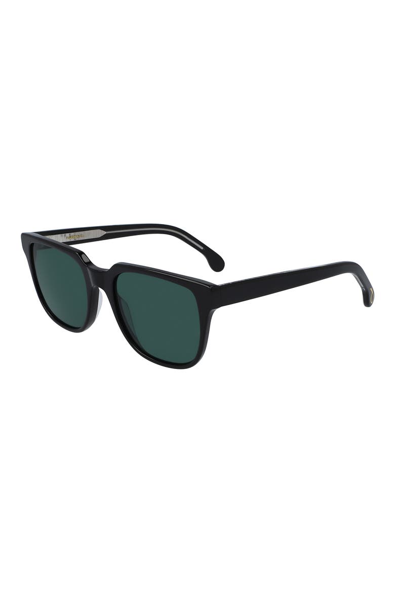 Aubrey 54mm Rectangle Sunglasses, Main, color, BLACK INK/ CRYSTAL
