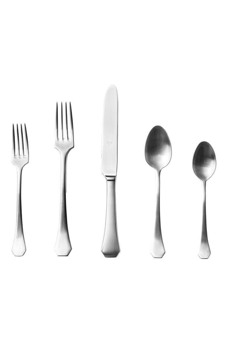 Moretto 5-Piece Place Setting, Main, color, STAINLESS STEEL