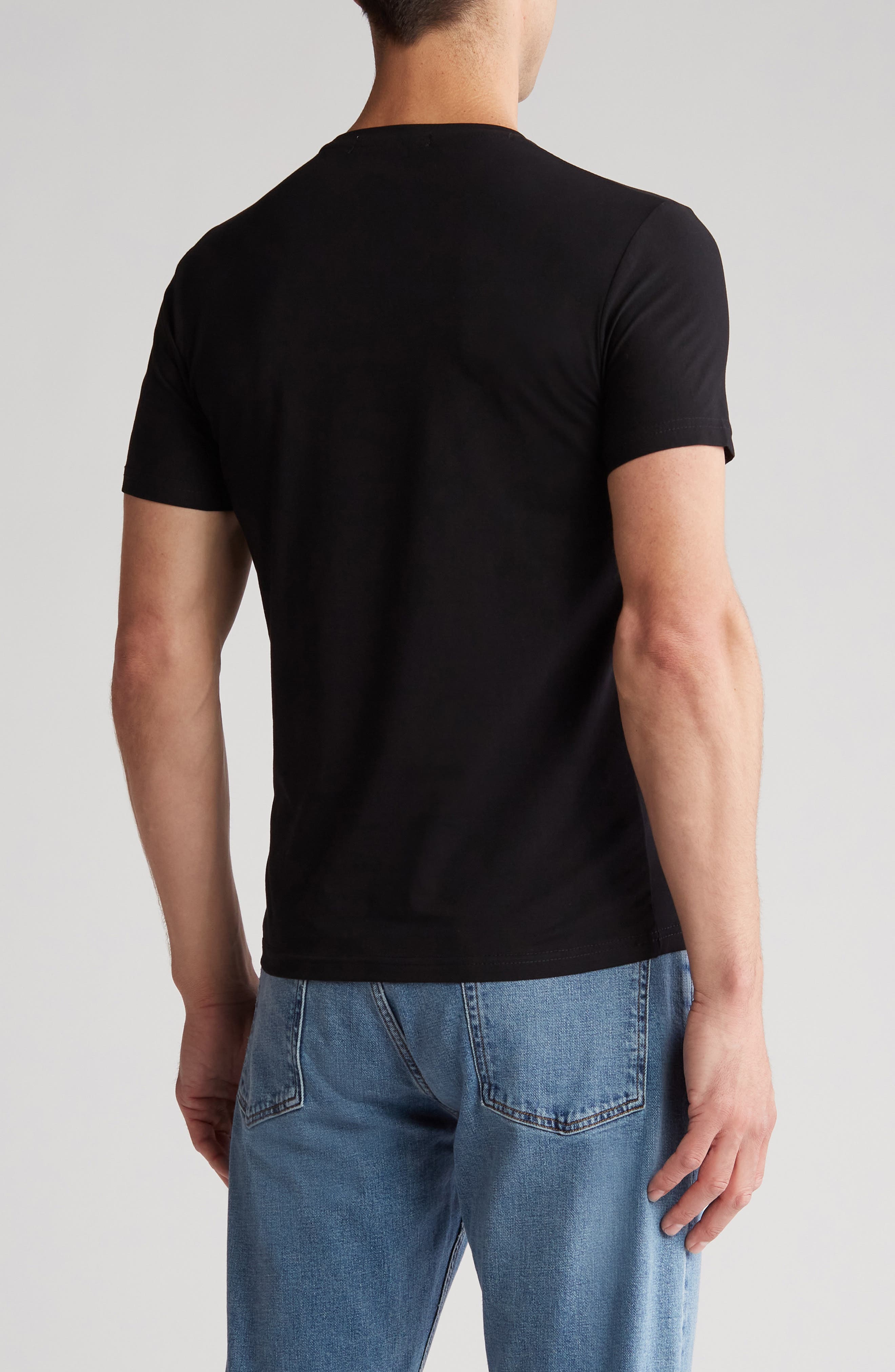 3D Abstract Graphic Print T-Shirt