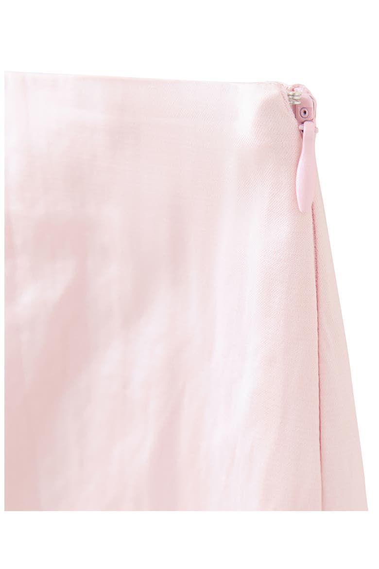 Metallic Satin Midi Skirt, Alternate, color, PASTEL PINK