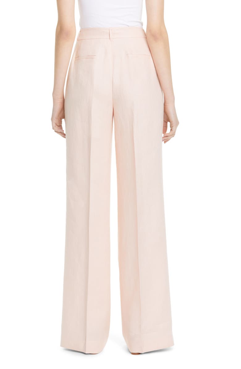 Lafayette 148 New York Dalton Wide Leg Linen Pants, Alternate, color,