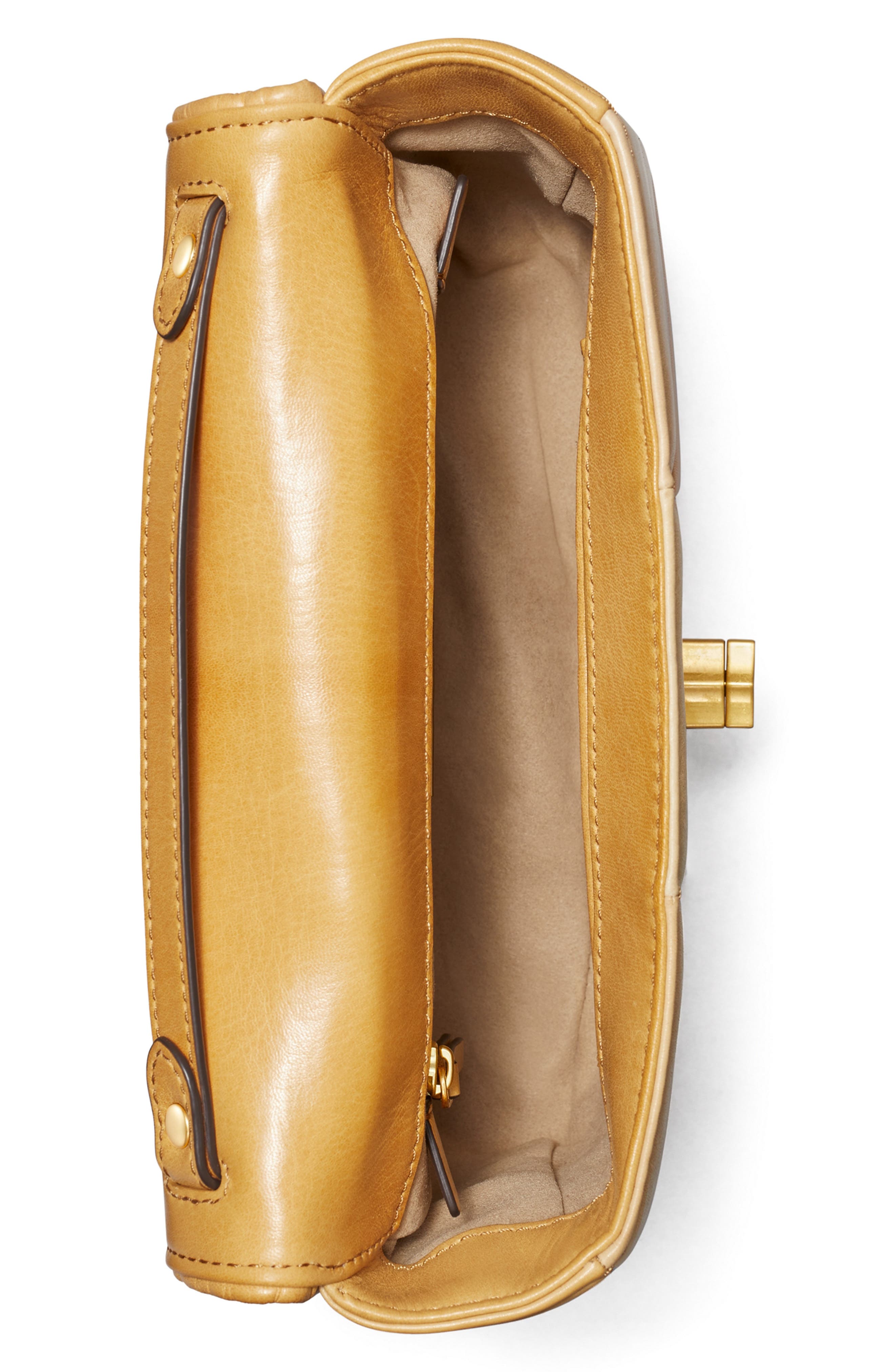 Tory Burch Kira Patchwork Leather Convertible Chain Shoulder Bag, Alternate, color, 