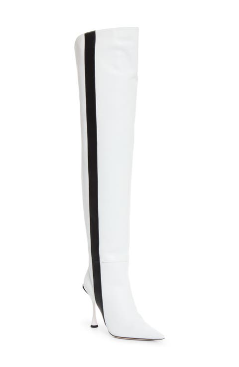 Bree Pointed Toe Thigh High Boot
