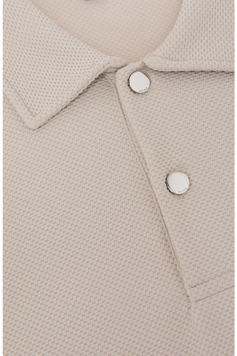Kennedy Textured Polo, Alternate, color, STONE