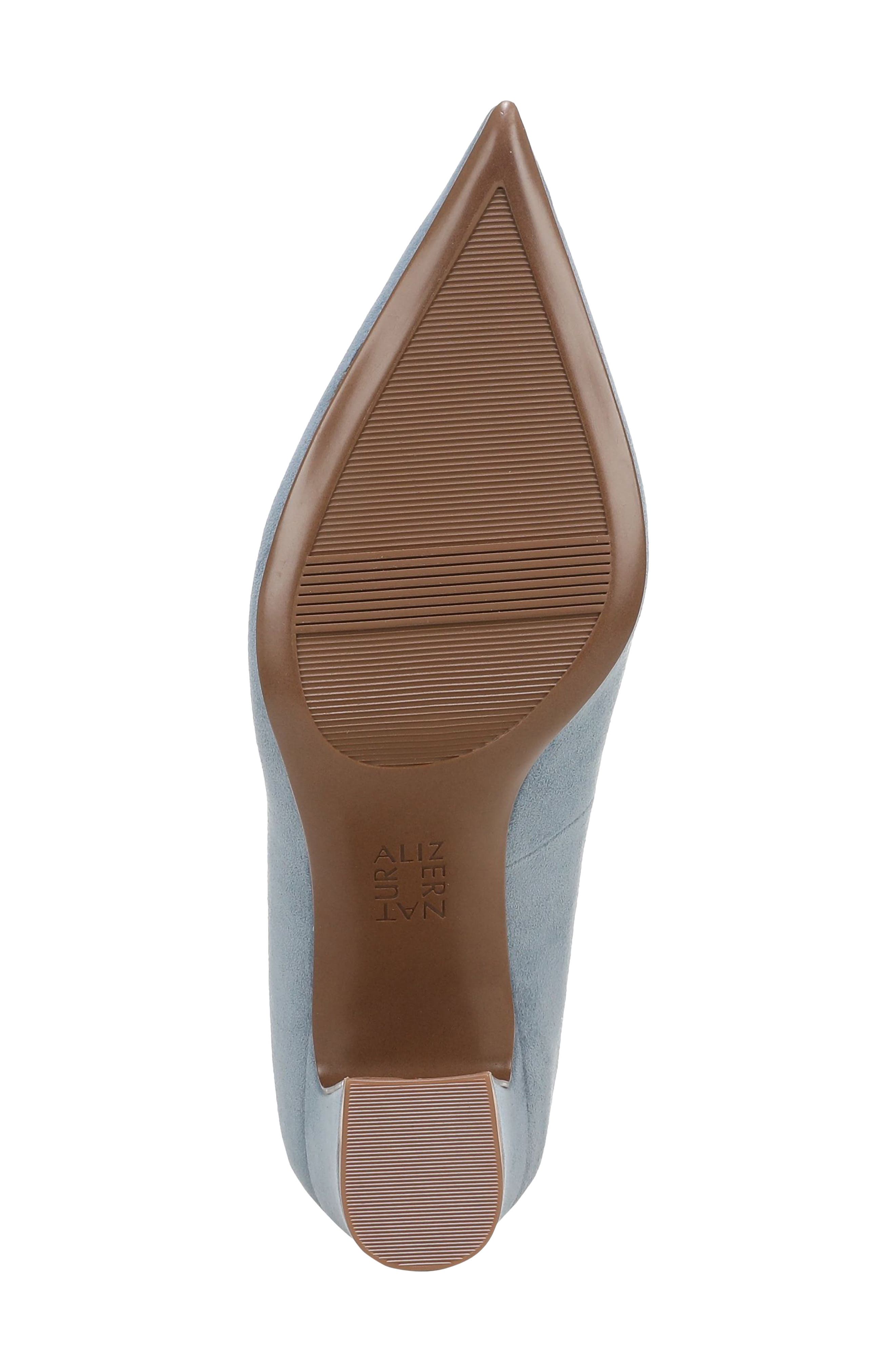 Ella Pointed Toe Pump, Alternate, color, BLUE ASH SUEDE