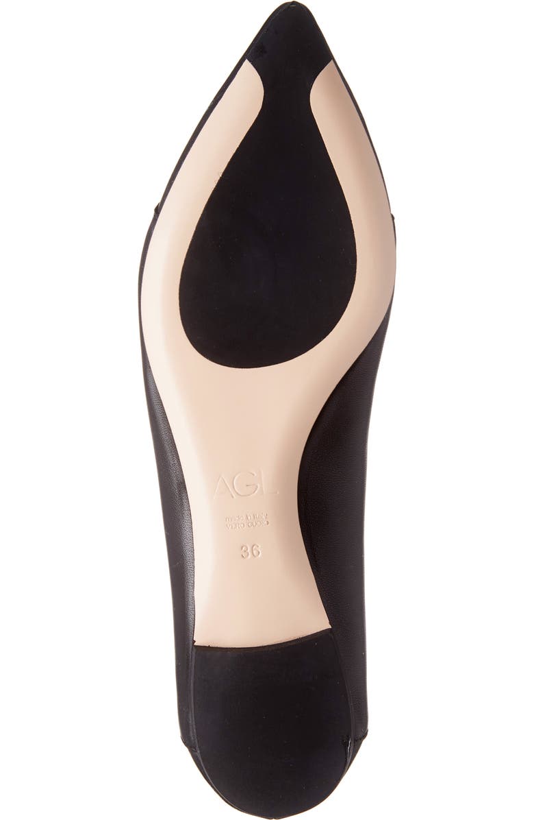 AGL Ruffle Ballet Flat, Alternate, color,