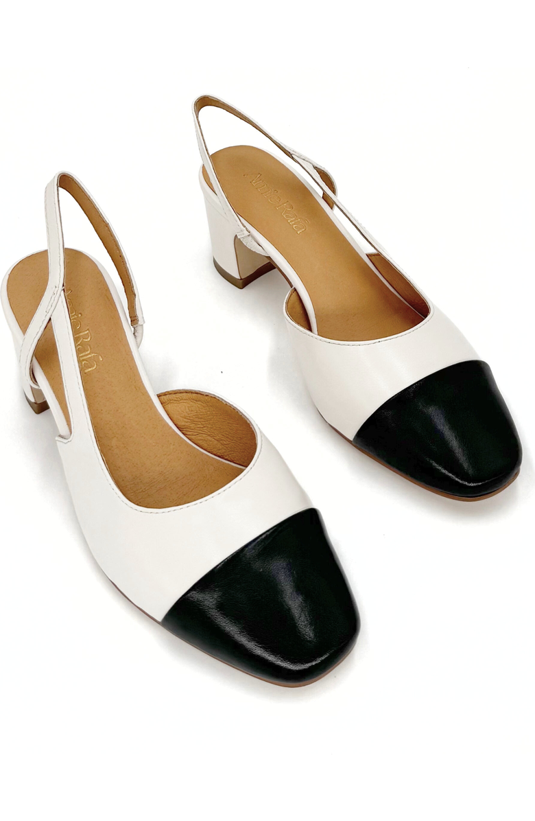 Amie Rafa Paris Slingback Heels, Alternate, color, Bone