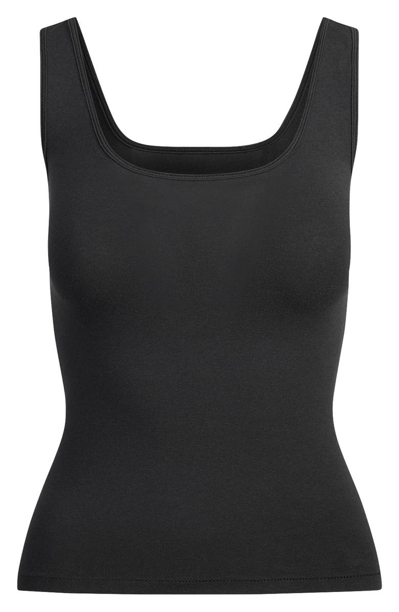 SKIMS Stretch Cotton Jersey Tank, Alternate, color,