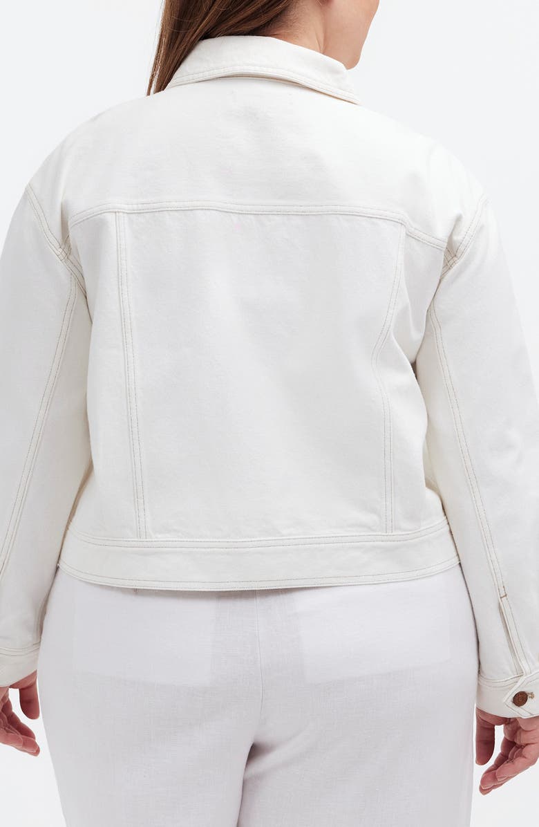 Madewell Button Front Denim Jacket, Alternate, color, 