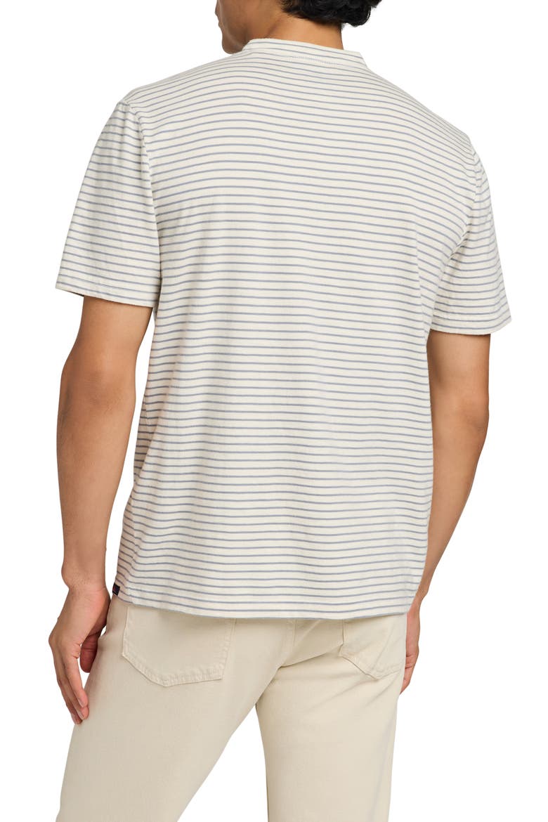 Sunwashed Organic Cotton Henley, Alternate, color, SHELL FLINT STRIPE