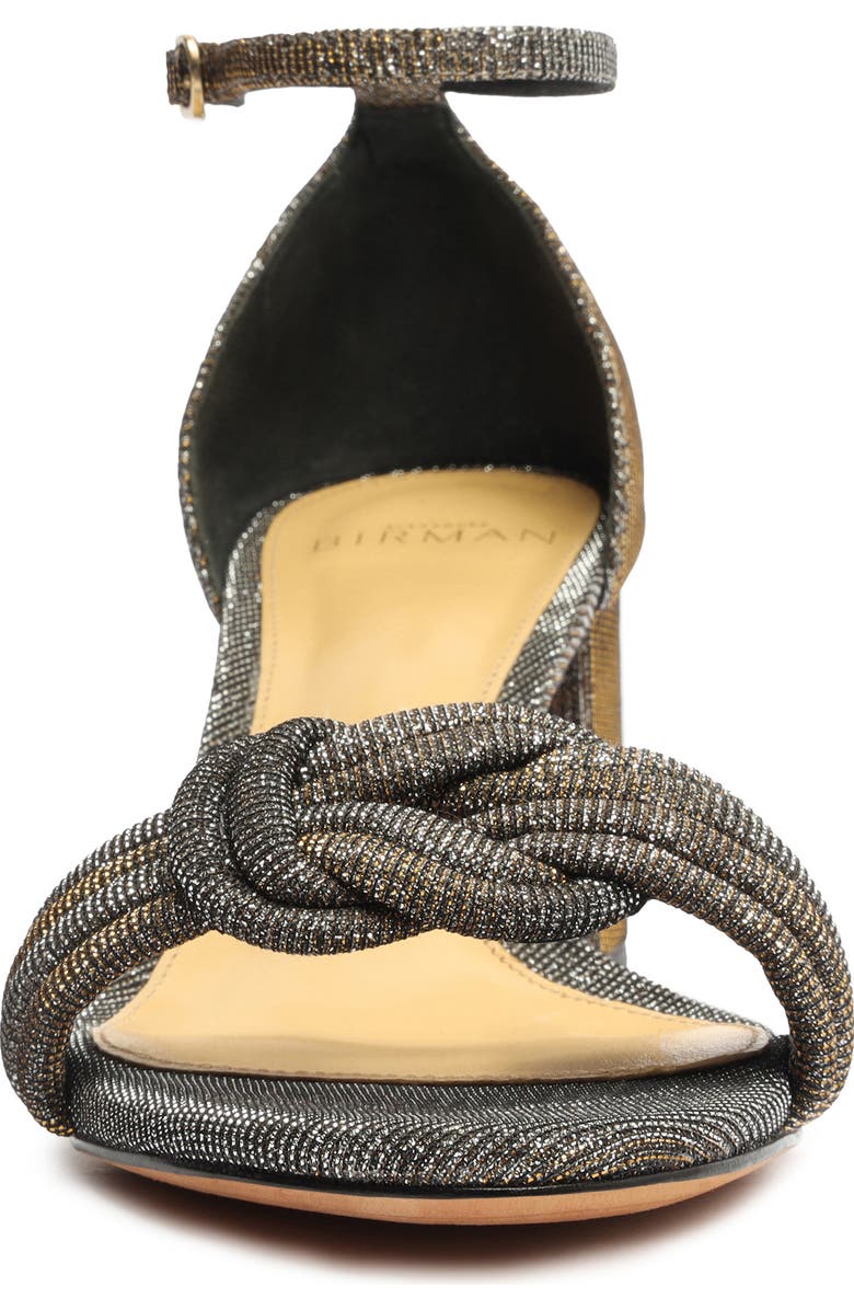 Alexandre Birman Vicky Metallic Block Heel Sandal, Alternate, color,